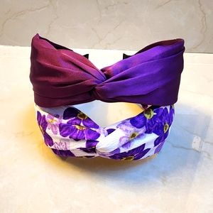 NEW Pack of 2 Purple Headbands
